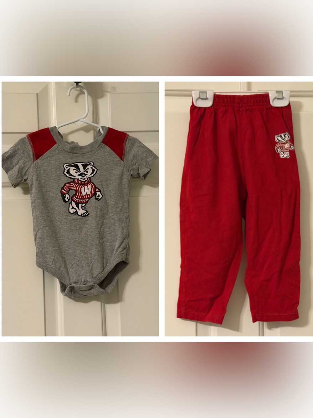 Toddler Two-Piece Wisconsin Badgers Matching Set